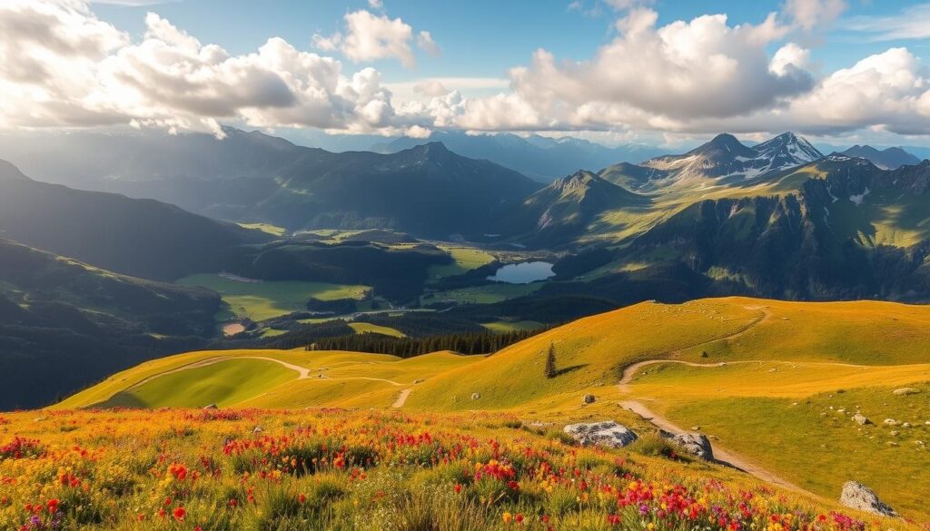 Allgäu Wanderregionen Panorama