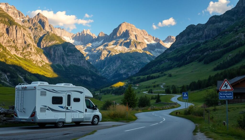 Rechtliche Aspekte fahrbares Haus Alpen