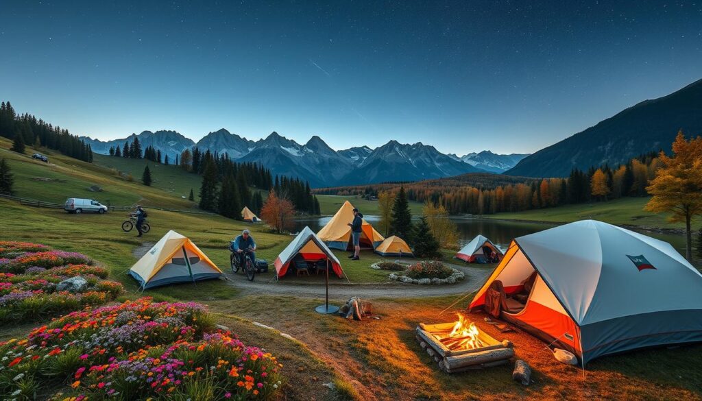 Saisonale Camping-Highlights in Vorarlberg