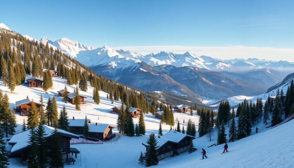 Skiurlaub Österreich Panorama