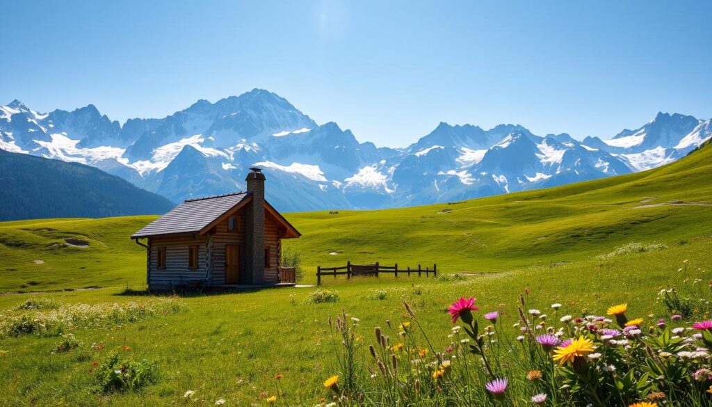 Tiny House in den Alpen Reisezeit