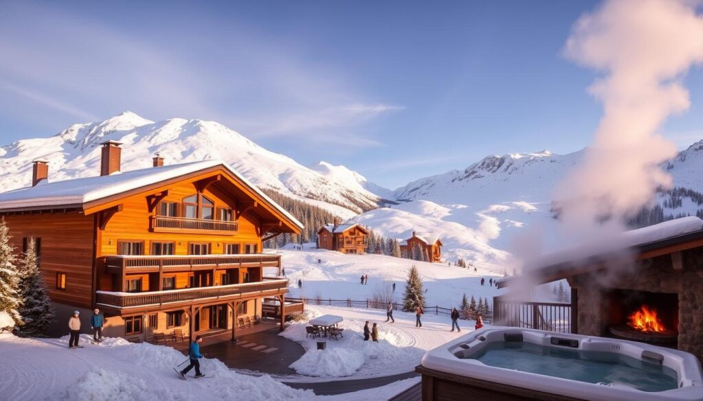 Unterkunft an der Piste