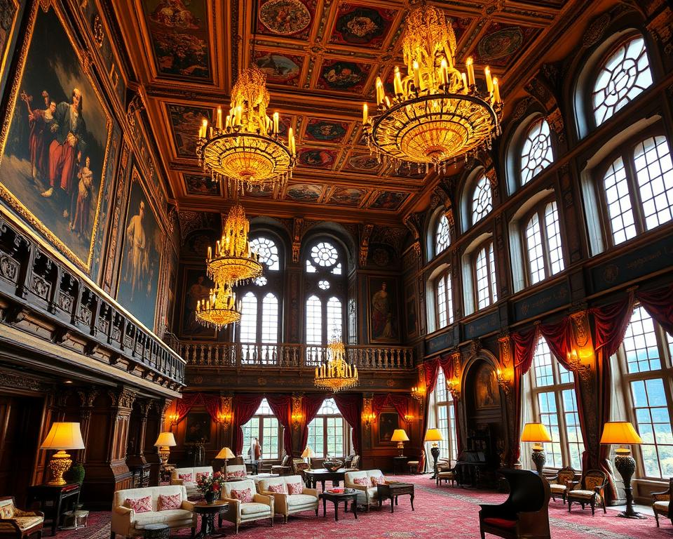 Innenausstattung von Schloss Neuschwanstein Innenausstattung von Schloss Neuschwanstein