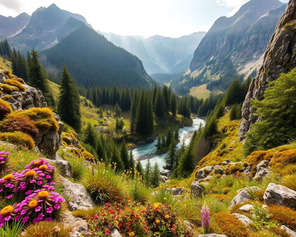 Wildtiere und alpine Pflanzen im Nationalpark Berchtesgaden