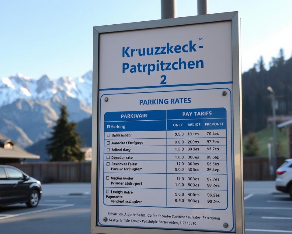 Parktarife Kreuzeck Alpspitzbahn Parktarife Kreuzeck Alpspitzbahn