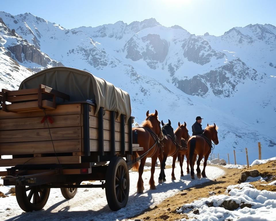 Pferdetransport Alpen Logistik