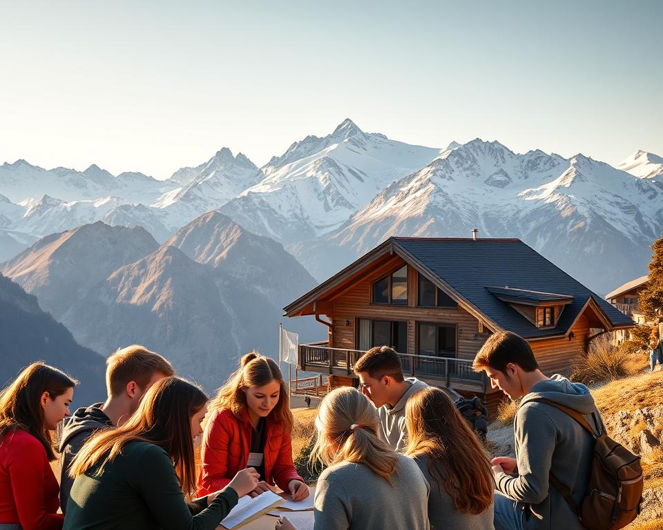 Sprachlernen in den Alpen Sprachlernen in den Alpen