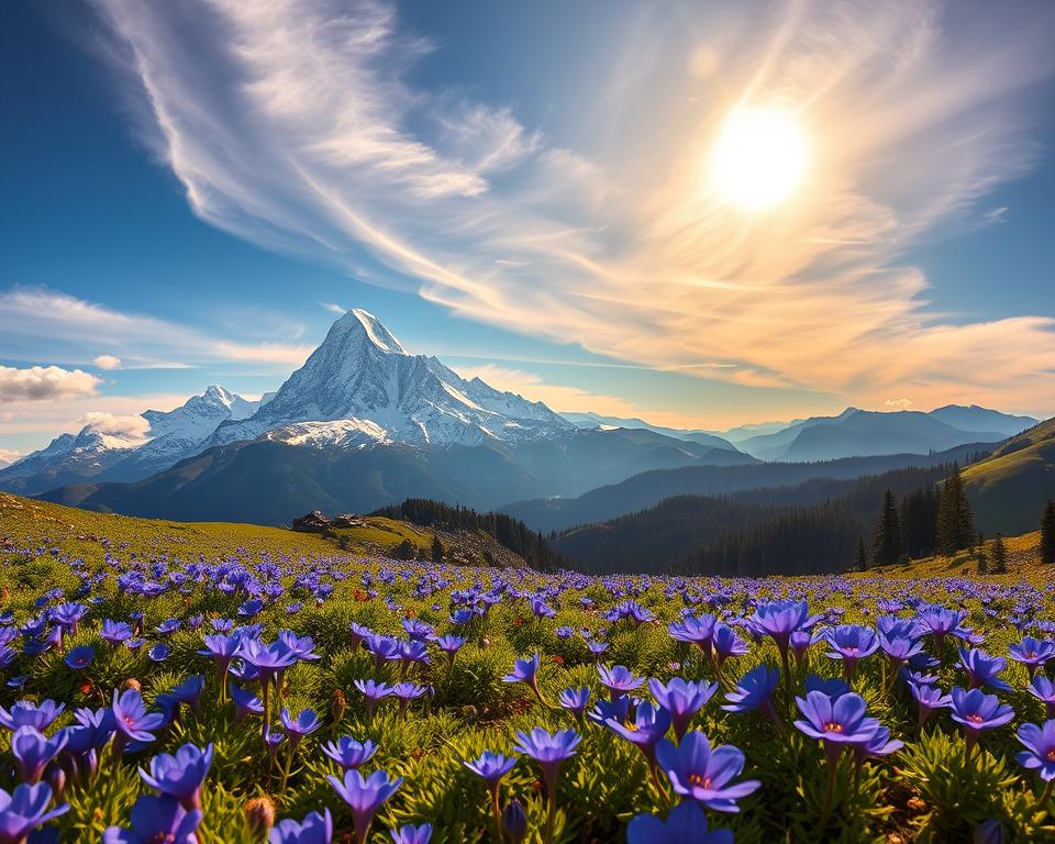 Enzian Lebensraum in den Alpen Enzian Lebensraum in den Alpen