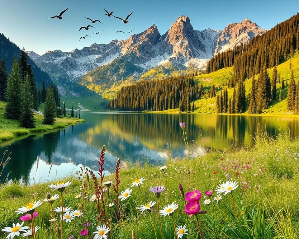 Flora und Fauna Schlegeisspeicher