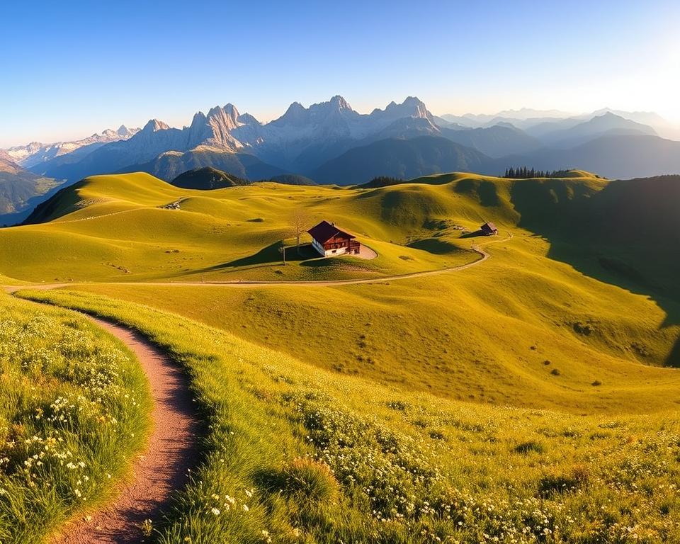 Panoramablick Salober Alm Fotografie