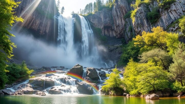 Entdecke die Wasserfälle Oberstaufen im Allgäu