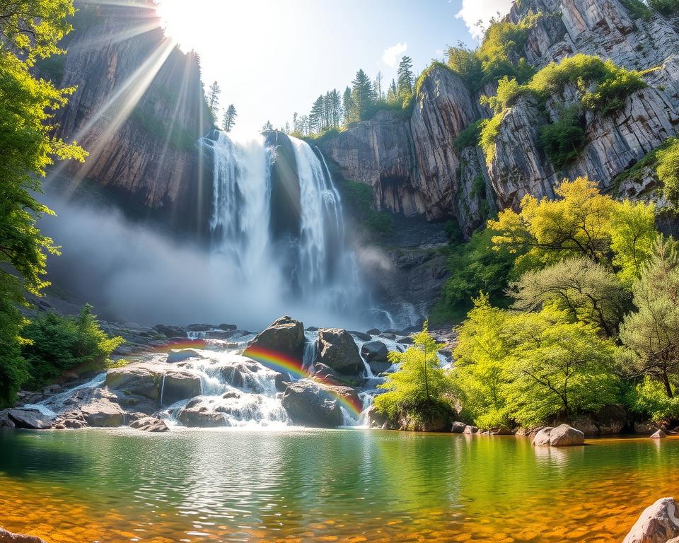 Entdecke die Wasserfälle Oberstaufen im Allgäu