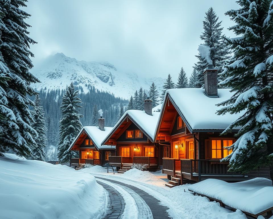 Gemütliche Berghütten in den Alpen