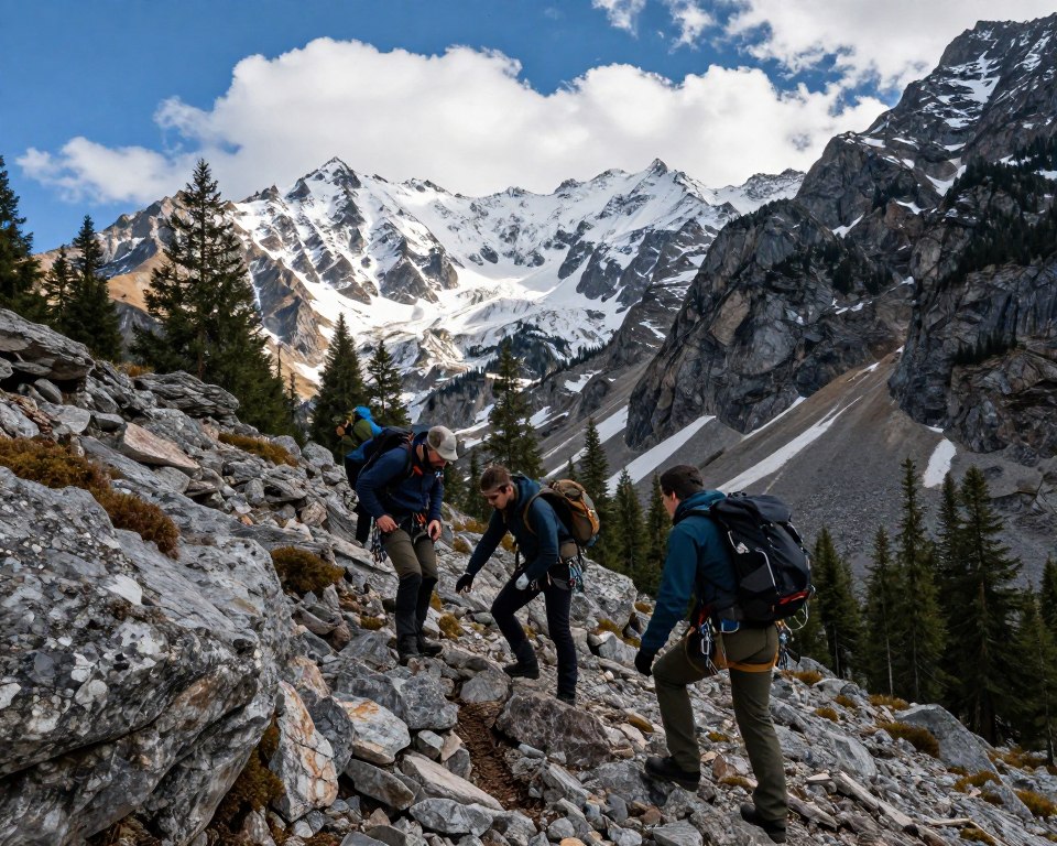 Alpine Ermittlungen in schwierigem Gelände