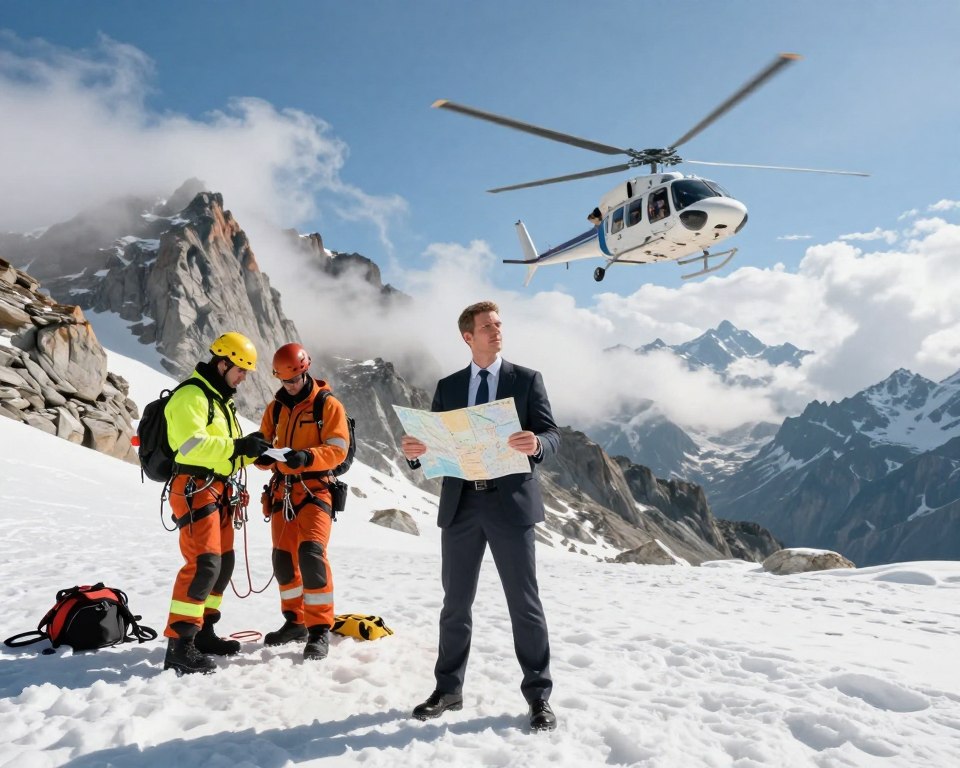 Detektei und Bergrettung Zusammenarbeit