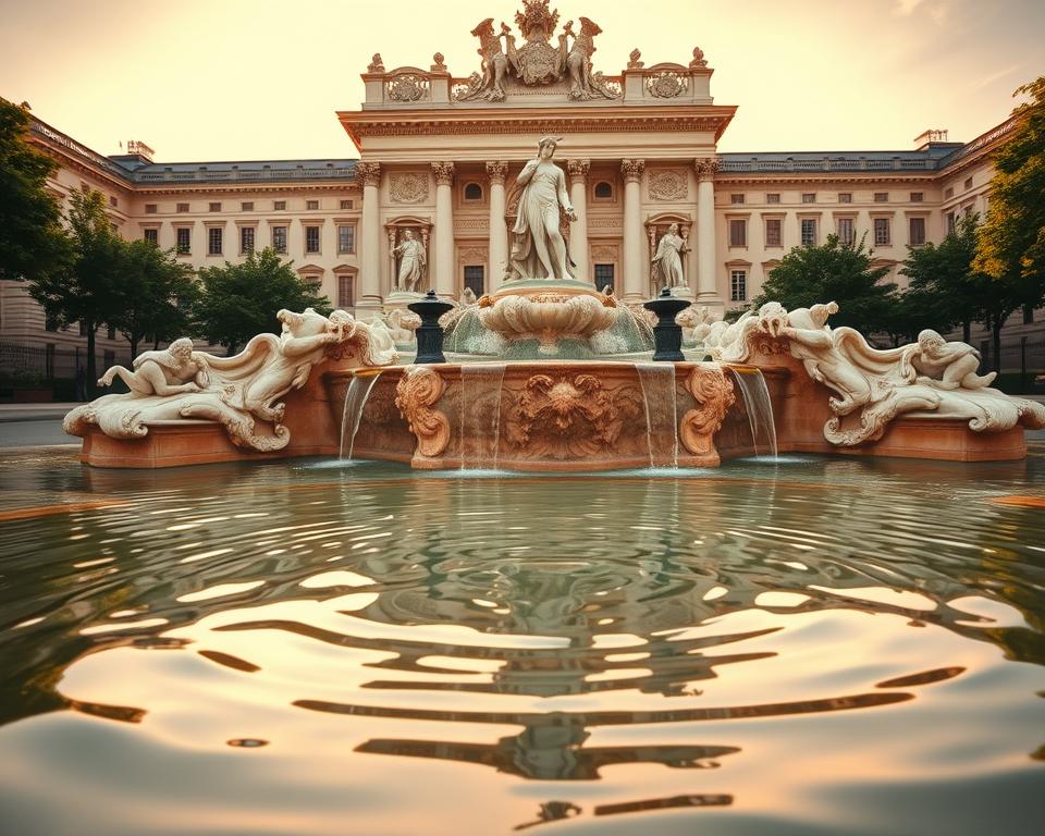 Fontaine des Fleuves Brunnenensemble