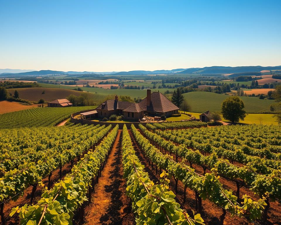 Historische Weinberge in Chablis