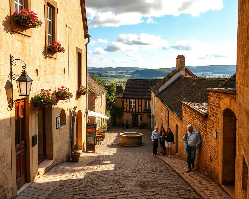 Mittelalterliche Gassen von Talmont sur Gironde