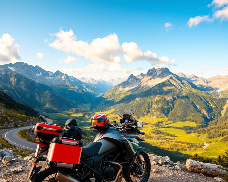 Motorrad Route des Grandes Alpes