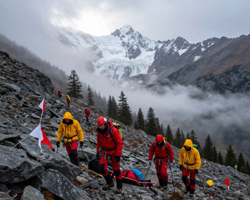 Vermisstensuche in den Alpen